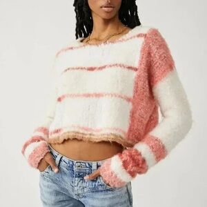 free people emerson cropped sweater
